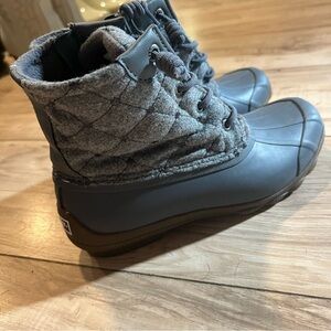 Sperry quilted duck boots